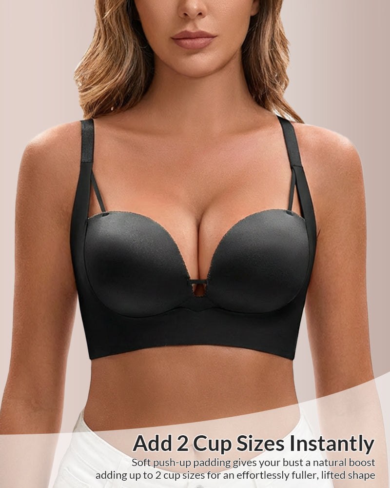 Willluxe® Wireless Add-2-Cup Push-Up Bra