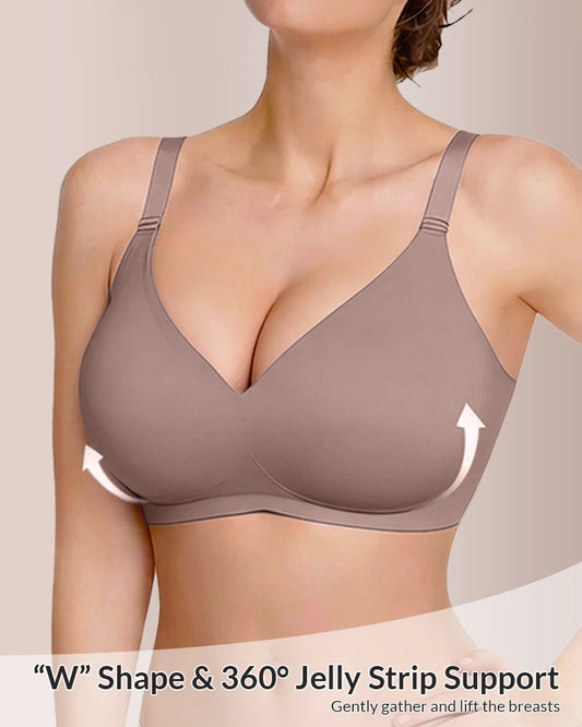 WILLLUXE®Jelly Wireless Women's Comfortable Push-Up Bras