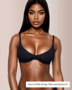 Willluxe® Unlined Underwire Demi Balconette Bra