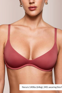 Willluxe® Unlined Underwire Demi Balconette Bra