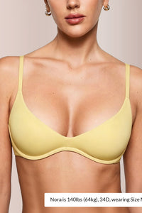 Willluxe® Unlined Underwire Demi Balconette Bra
