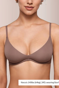 Willluxe® Unlined Underwire Demi Balconette Bra
