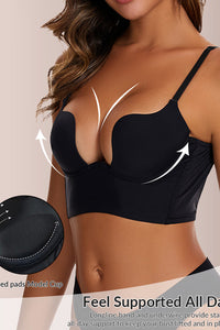 Willluxe® Low Cut U-Shaped Backless Bra