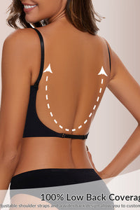 Willluxe® Low Cut U-Shaped Backless Bra