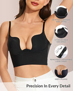 Willluxe® Low Cut U-Shaped Backless Bra