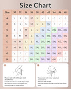 Willluxe® Front Closure Cross-Back Wireless Back-Support Bra