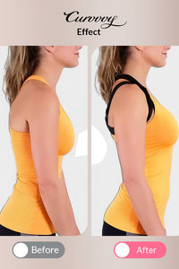 Willluxe® Front Closure Cross-Back Wireless Back-Support Bra