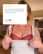 Willluxe® Romantic Lace Balconette Bra