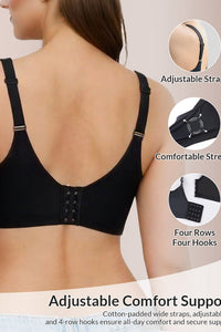 Willluxe® Plus Size Lightweight Seamless Push-Up Bra