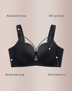 Willluxe® Plus Size Lightweight Seamless Push-Up Bra