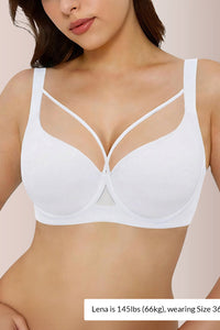 Willluxe® Plus Size Lightweight Seamless Push-Up Bra