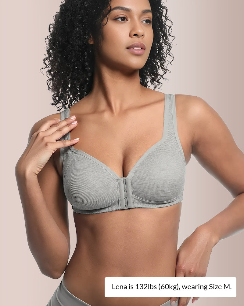 Willluxe® Easy-On Front Closure Wireless Support Bra