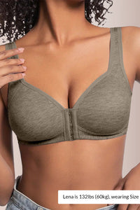 Willluxe® Easy-On Front Closure Wireless Support Bra