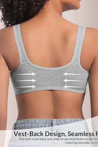 Willluxe® Easy-On Front Closure Wireless Support Bra
