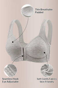 Willluxe® Easy-On Front Closure Wireless Support Bra