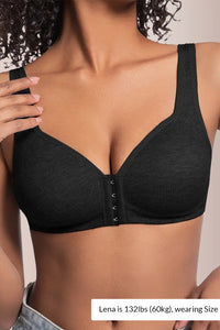 Willluxe® Easy-On Front Closure Wireless Support Bra