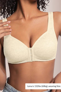 Willluxe® Easy-On Front Closure Wireless Support Bra