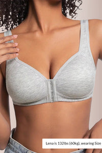 Willluxe® Easy-On Front Closure Wireless Support Bra