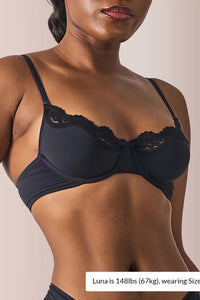Willluxe® Delicate French Lace Underwire Shaping Bra