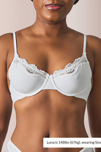 Willluxe® Delicate French Lace Underwire Shaping Bra