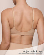 Willluxe® Fits Everybody Buttery Soft Plunge Bra