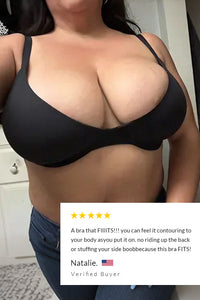 Willluxe® Fits Everybody Buttery Soft Plunge Bra