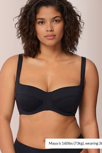 Willluxe® The Sculpt & Support Unlined Balconette Bra - Plus Size