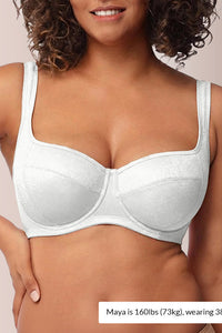 Willluxe® The Sculpt & Support Unlined Balconette Bra - Plus Size