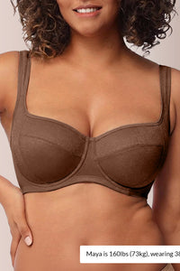Willluxe® The Sculpt & Support Unlined Balconette Bra - Plus Size