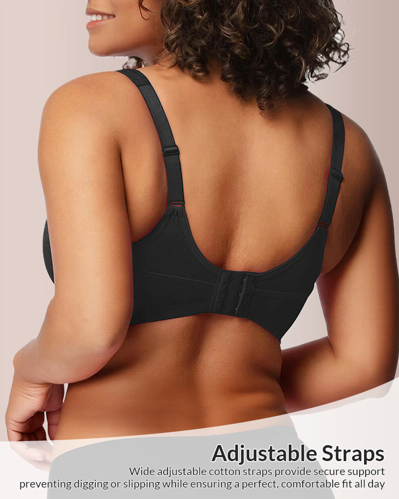 Willluxe® The Sculpt & Support Unlined Balconette Bra - Plus Size