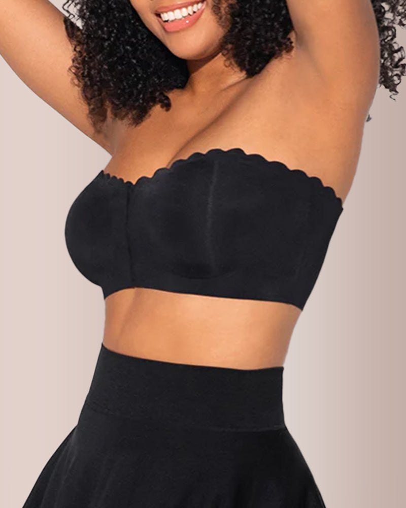 Willluxe® The Flawless Lift Front-Closure Strapless Bandeau Bra