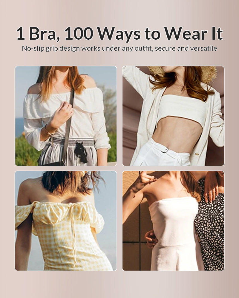 Willluxe® The Flawless Lift Front-Closure Strapless Bandeau Bra