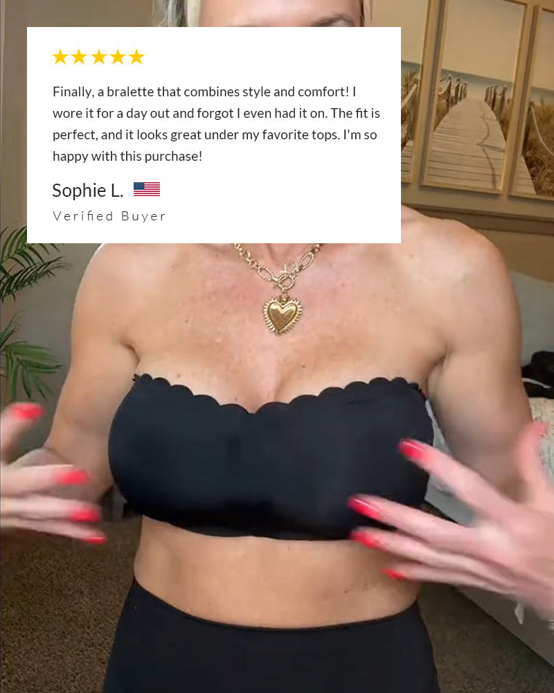 Willluxe® The Flawless Lift Front-Closure Strapless Bandeau Bra