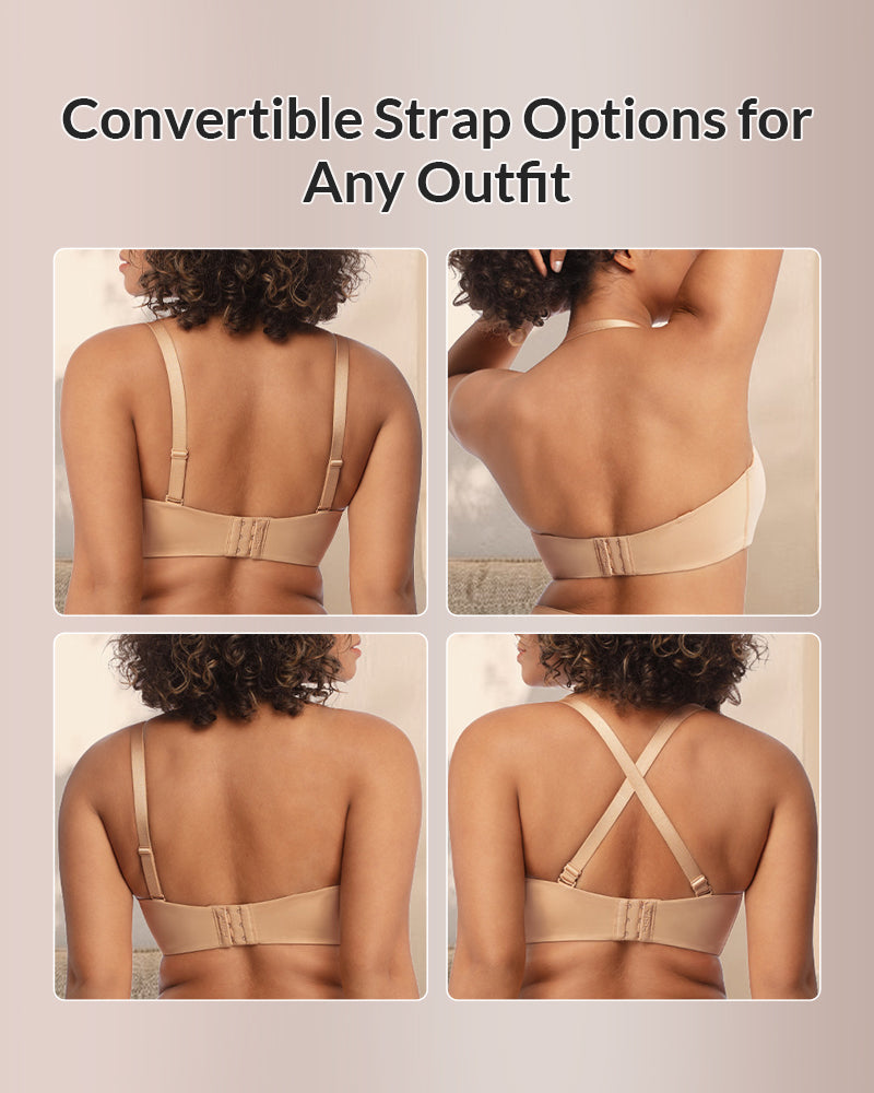 WILLLUXE®   Strapless Bra for Big Bust – Full Coverage, Plus Size