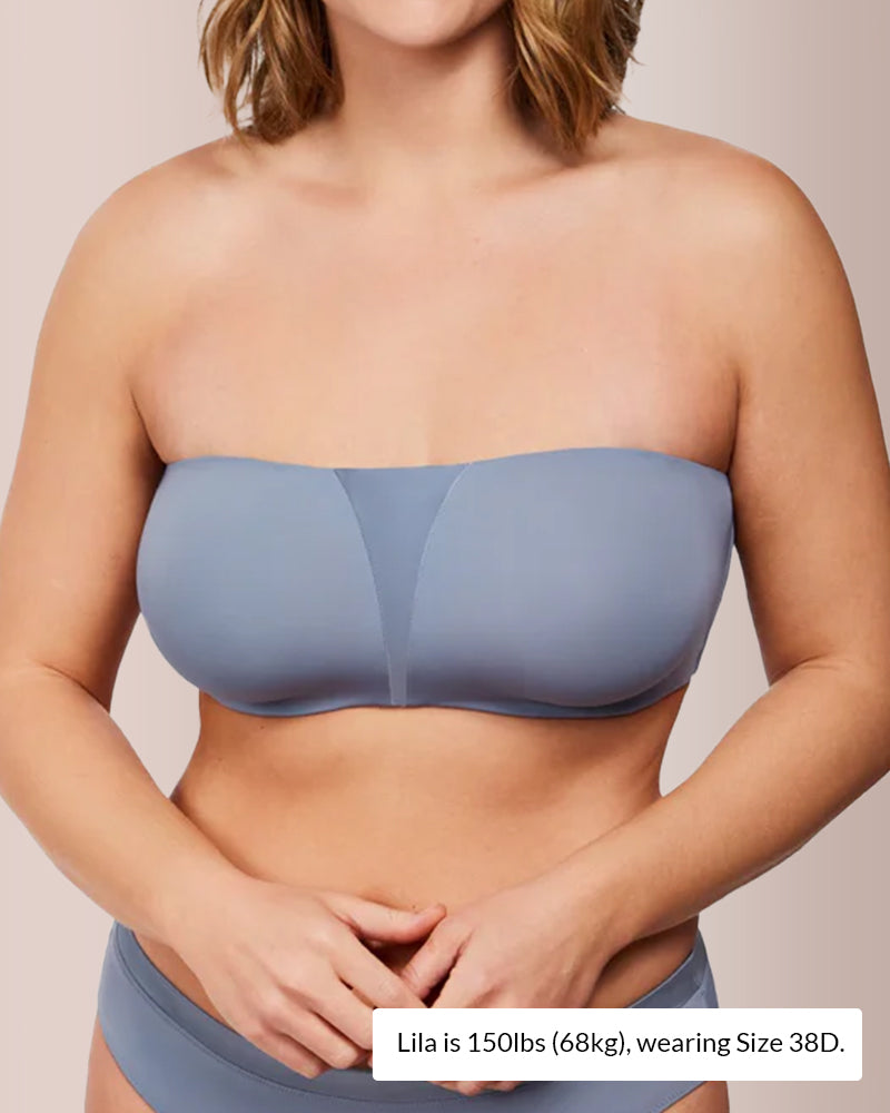 WILLLUXE®   Strapless Bra for Big Bust – Full Coverage, Plus Size