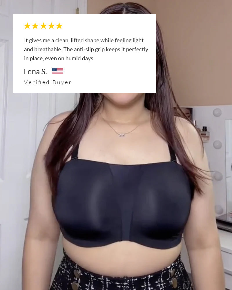 WILLLUXE®   Strapless Bra for Big Bust – Full Coverage, Plus Size
