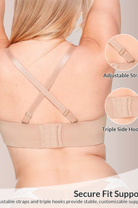 Willluxe® Classic Underwire Strapless Bra - High Support