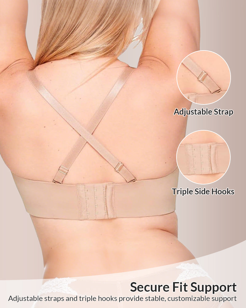 Willluxe® Classic Underwire Strapless Bra - High Support
