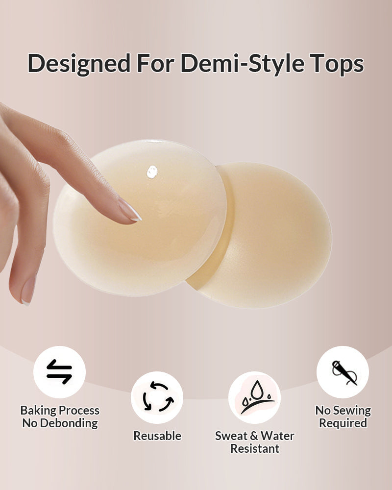 Willluxe® Invisible silicone nipple covers – reusable & hypoallergenic.