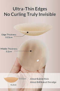 Willluxe® Invisible silicone nipple covers – reusable & hypoallergenic.