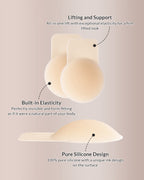 Willluxe® Your Secret Weapon for Backless Dresses: Invisible Lift Covers