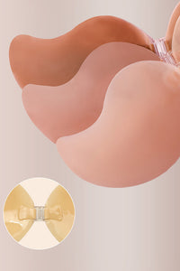 Willluxe® Seamless Mango Cup Silicone Sticky Bra with Push-Up Clasp