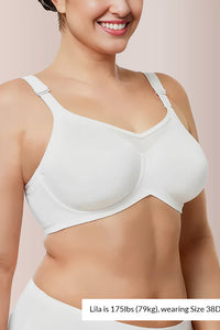 Willluxe® Plus Size Cooling Full Coverage Minimizer Bra