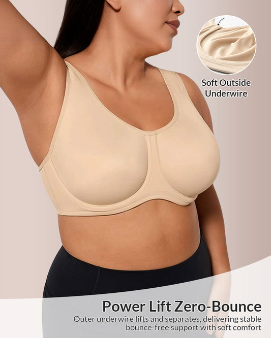 WILLLUXE® The Empower High-Intensity Underwire Sports Bra