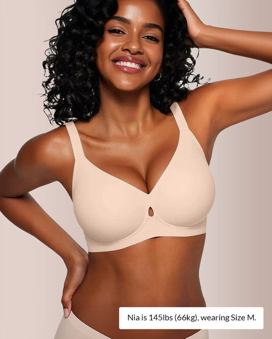 WILLLUXE® The CloudFit Seamless Jelly Support Minimizing Bra