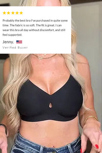 Willluxe® The CloudFit Seamless Jelly Support Minimizing Bra