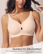 Willluxe® The CloudFit Seamless Jelly Support Minimizing Bra