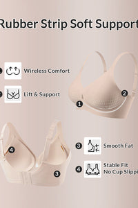 Willluxe® The CloudFit Seamless Jelly Support Minimizing Bra