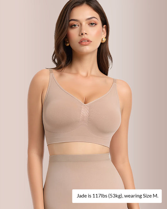 WILLLUXE® Everyday Sculpt Seamless V-Neck Bra