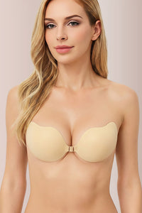 Willluxe® Breathable Push-Up Invisible Mango Sticky Bra